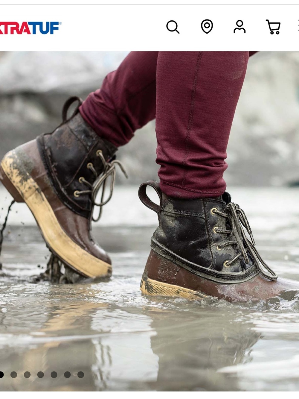 Xtratuf legacy lace up waterproof lined boots 7